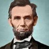 Portrait Abraham Lincoln, 16e président des etats-unis