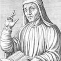 Portrait Alcuin, Savant et théologien anglais