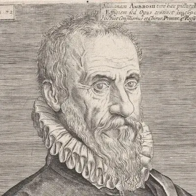 Portrait Ambroise Paré, Chirurgien et auteur français de la renaissance