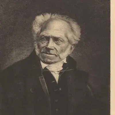 Portrait Arthur Schopenhauer, Philosophe allemand