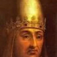 Portrait Boniface Viii, Ancien pape