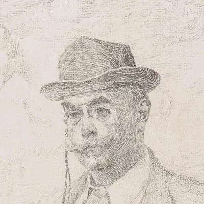 Portrait Camille Lemonnier, Écrivain et critique d’art belge