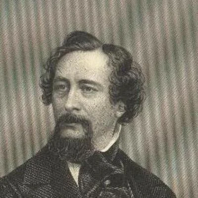 Portrait Charles Dickens, Romancier britannique