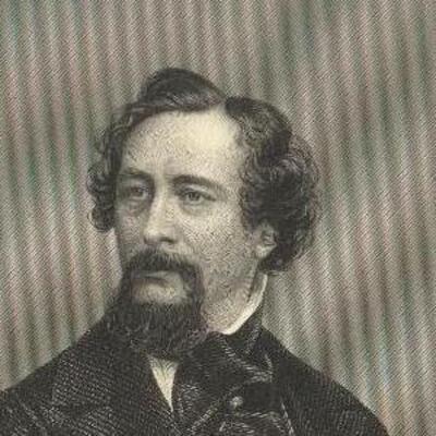 Portrait Charles Dickens, Romancier britannique