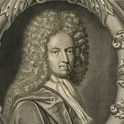 Portrait Daniel Defoe, Écrivain anglais