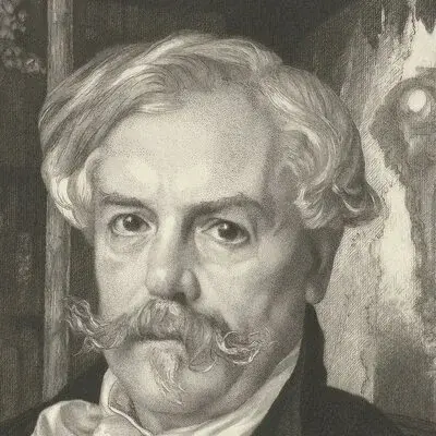 Portrait Edmond De Goncourt, Écrivain et critique d’art français