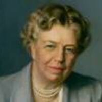 Portrait Eleanor Roosevelt, Ancienne première dame des états-unis