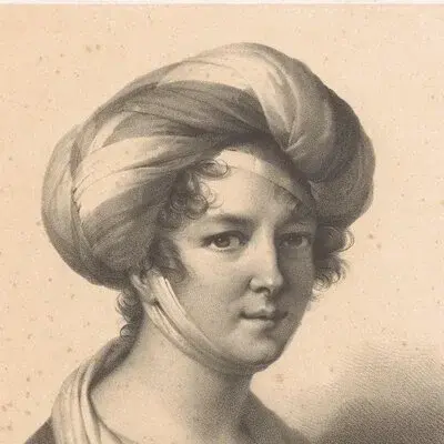 Portrait élisabeth Vigée Le Brun, Peintre et mémorialiste française