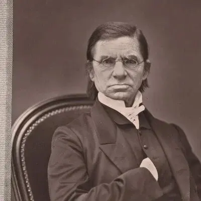 Portrait émile Littré, Lexicographe et écrivain français