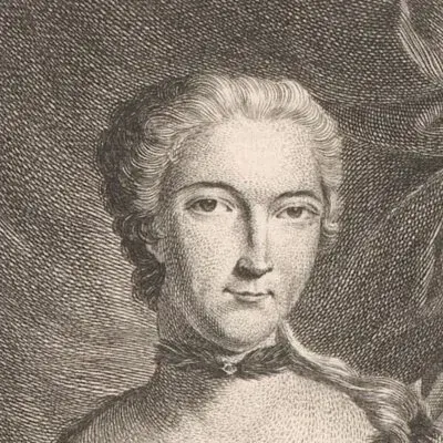 Portrait émilie Du Châtelet, Femme de lettres et de sciences française
