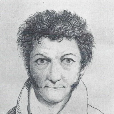 Portrait Ernst Theodor Amadeus Hoffmann, Écrivain et compositeur allemand