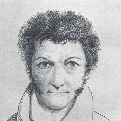 Portrait Ernst Theodor Amadeus Hoffmann, Écrivain et compositeur allemand
