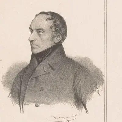Portrait François Guizot, Historien et homme politique français
