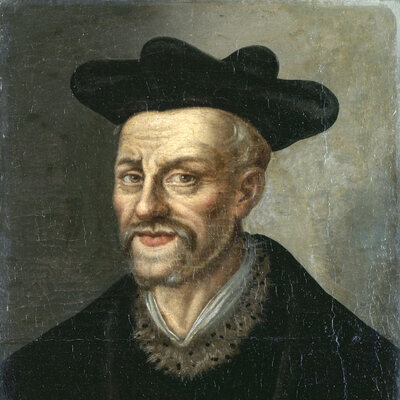Portrait François Rabelais, Écrivain français de la renaissance