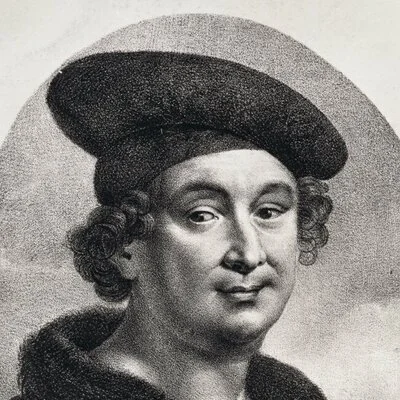 Portrait François Villon, Poète français du xve siècle