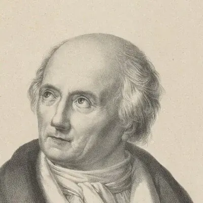 Portrait Friedrich Gottlieb Klopstock, Poète allemand
