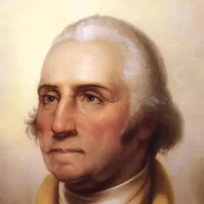 Portrait George Washington, Militaire et homme d’état américain