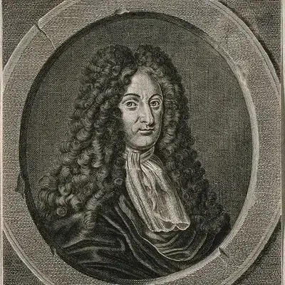Portrait Gottfried Wilhelm Leibniz, Philosophe et mathématicien allemand