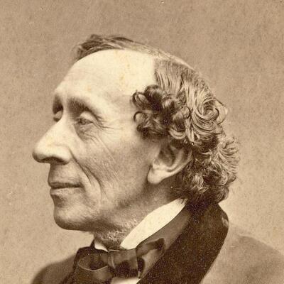 Portrait Hans Christian Andersen, Conteur et écrivain danois