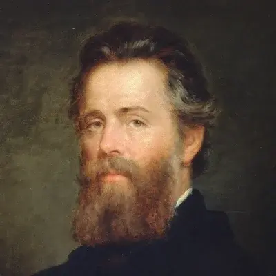 Portrait Herman Melville, Écrivain américain