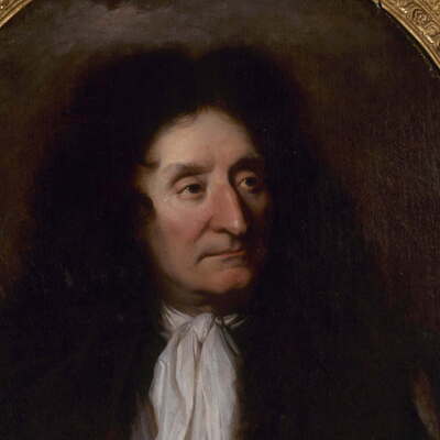 Portrait Jean De La Fontaine, Poète, fabuliste et conteur français