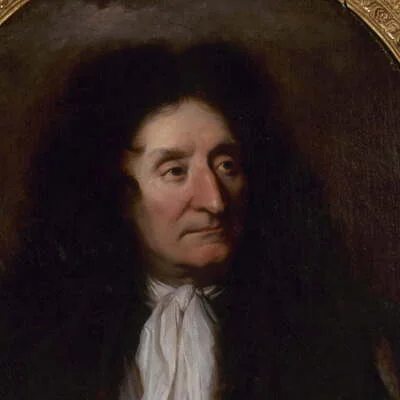 Portrait Jean De La Fontaine, Poète, fabuliste et conteur français