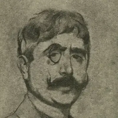 Portrait Jean Moréas, Poète français d’origine grecque