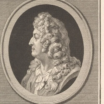 Portrait Jean Racine, Poète et dramaturge français