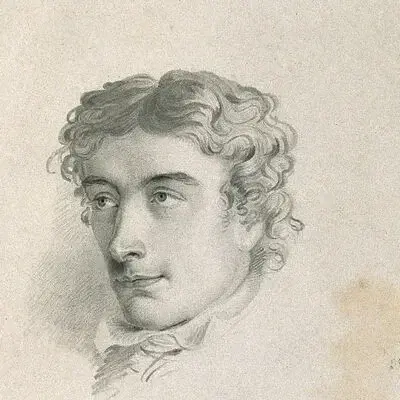 Portrait John Keats, Poète anglais