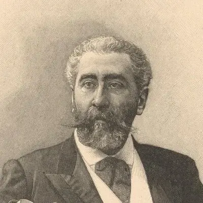 Portrait José Maria De Heredia, Poète français d’origine cubaine