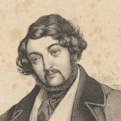 Portrait Léon Gozlan, Écrivain français
