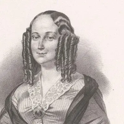 Portrait Louise Colet, Femme de lettres française