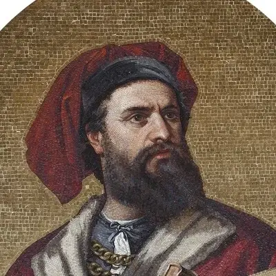 Portrait Marco Polo, Marchand et voyageur vénitien