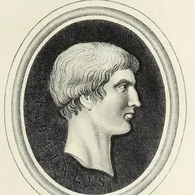 Portrait Martial, Poète latin