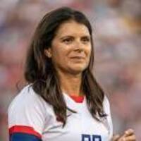 Portrait Mia Hamm, Footballeuse internationale américaine