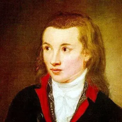 Portrait Novalis, Écrivain allemand