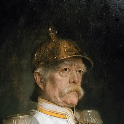 Portrait Otto Von Bismarck, Homme d’état allemand