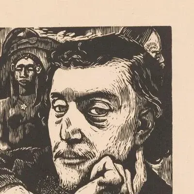 Portrait Paul Gauguin, Peintre et écrivain français