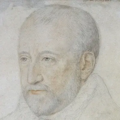 Portrait Pierre De Ronsard, Poète français de la renaissance