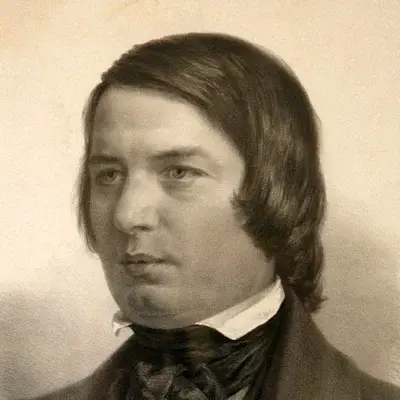 Portrait Robert Schumann, Compositeur allemand