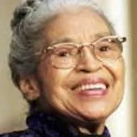 Portrait Rosa Parks, Militante des droits civiques américaine