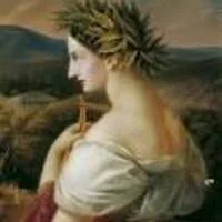 Portrait Sappho, Poétesse grecque