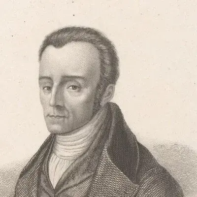 Portrait Silvio Pellico, Écrivain, poète et patriote italien