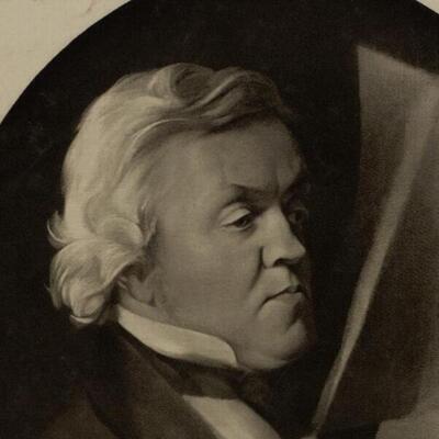 Portrait William Makepeace Thackeray, Romancier et satiriste britannique